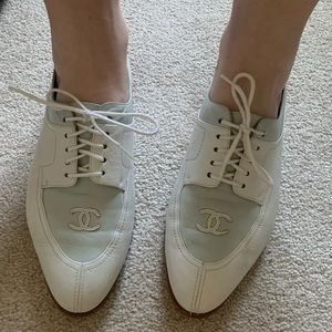 Vintage Chanel CC Oxfords